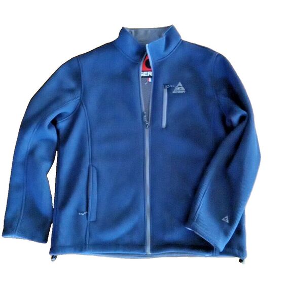 Gerry Jacket Mens XL Thermal Weave Fleece Lined Royal Blue Warm Wind Proof Coat - Picture 1 of 4